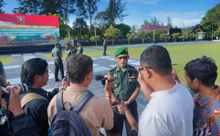 Kepala Penerangan Kodam (Kapendam) VI/Mulawarman, Kolonel Kav Kristiyanto 