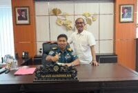 Pertemuan Dirut PT. ADIKARYA BAKTI INDONESIA Syahrain Syahrir dengan Kepala KSOP Kelas II Teluk Palu Capt. Alexander Allokendek, MM Penuh Kehangatan (Indonesi Terkini)