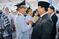 Presiden Prabowo Lantik 961 Kepala Daerah Secara Serentak di Istana Kepresidenan